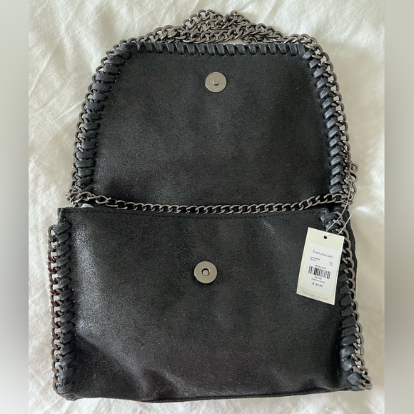 Francesca’s- Black Chain Link Purse - Picture 3 of 4